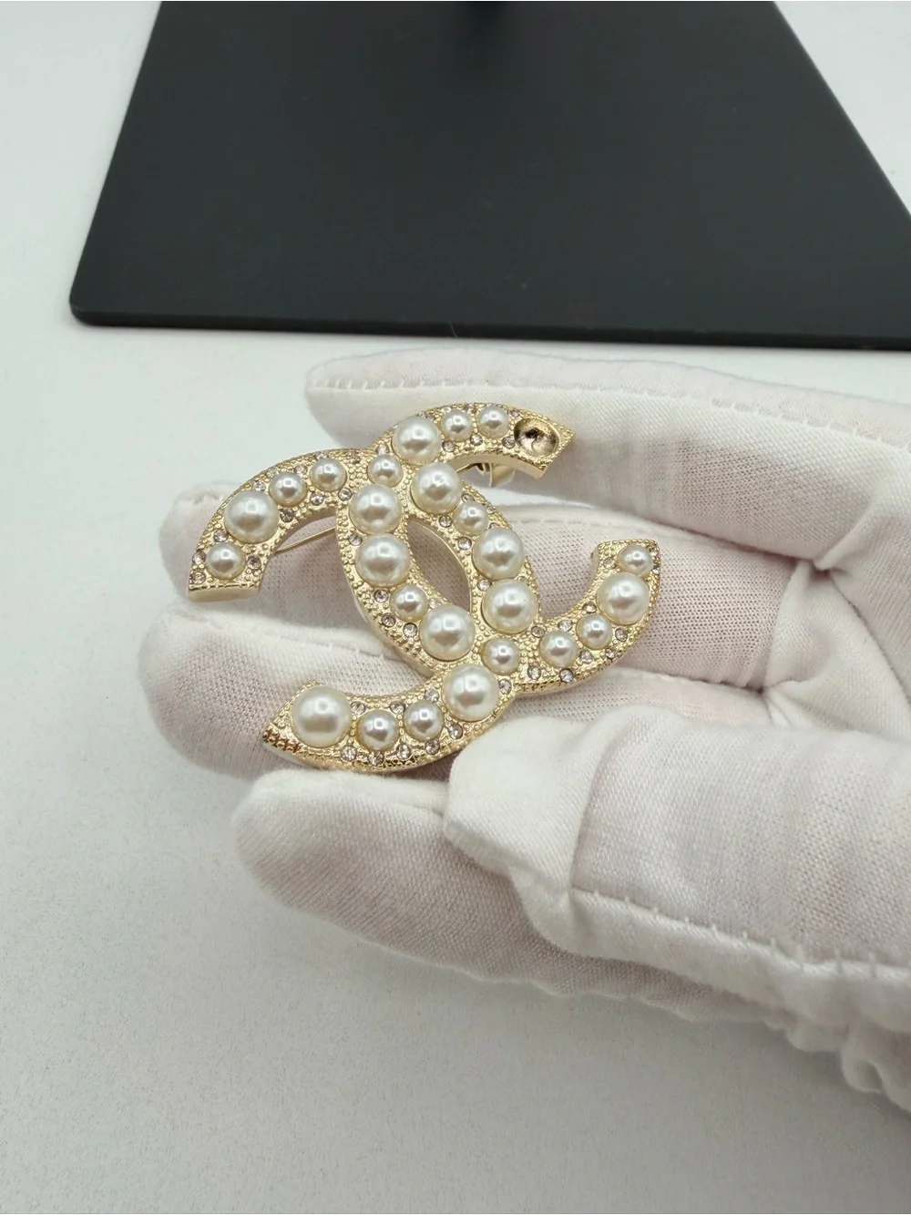Chanel Mother Pearl Brooch Vintage